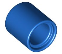 Technic Pin Connector Round 1L [Beam] in Blue
