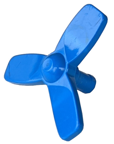 Duplo Rotor / Propeller, 3 Blade in Blue