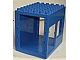 Duplo Building 6 x 8 x 6 Drive Through with Door and Window Openings in Blue