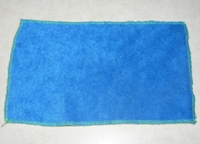Duplo Towel 20cm x 13cm in Blue