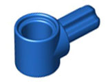 Technic Pin Connector Hub with 1 Axle in Blue