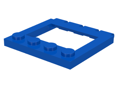 Hinge Vehicle Roof 4 x 4 Sunroof without Ledges in Blue