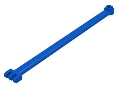 Hinge Bar 12L with 3 Fingers and Open End Stud in Blue