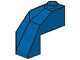 Brick Wedged, Sloped 3 x 3 x 2 Facet Top in Blue