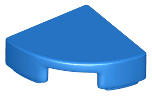 Tile Round 1 x 1 Quarter in Blue
