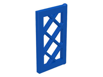Window 1 x 2 x 3 Pane Latticed in Blue
