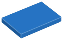 Tile 2 x 3 in Blue