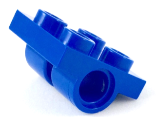 Plate Special 2 x 2 with 2 Pin Holes in Blue