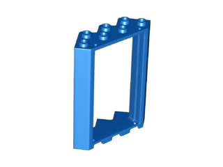 Door Frame 4 x 4 x 6 Corner in Blue