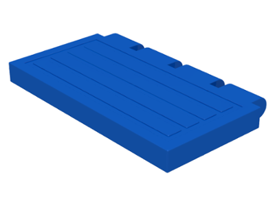 Hinge Train Gate 2 x 4 in Blue