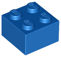 Brick 2 x 2 in Blue