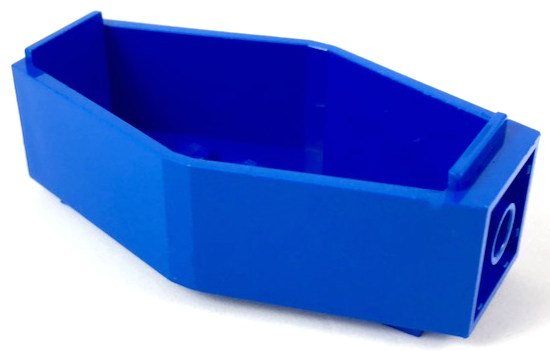 Sarcophagus / Coffin 2 x 4 x 6 Bottom in Blue