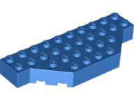 Brick Wedged 4 x 10 with Cut Corner in Blue