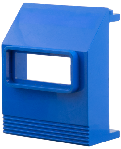 Panel 3 x 6 x 6 Sloped with Window in Blue