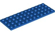 Plate 4 x 12 in Blue