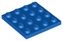 Plate 4 x 4 in Blue