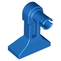 Leg Mechanical - Droid with Technic Pin in Blue