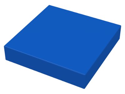 Tile 2 x 2 without Groove in Blue