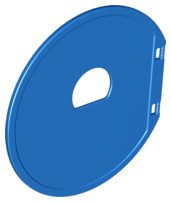 Duplo Ball Tube Exit Door in Blue
