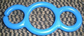 Primo Teether Chain Link End in Blue