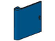 Door 1 x 5 x 4 Left in Blue