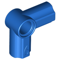 Technic Axle and Pin Connector Angled #6 - 90° in Blue