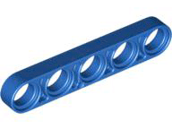 Technic Beam 1 x 5 Thin in Blue