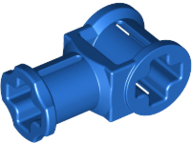Technic Axle Connector with Axle Hole in Blue