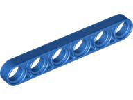 Technic Beam 1 x 6 Thin in Blue