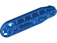 Technic Beam 1 x 7 with Fan in Blue