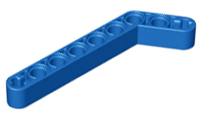 Technic Beam 1 x 9 Bent (7 - 3) Thick in Blue