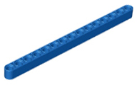Technic Beam 1 x 15 Thick in Blue