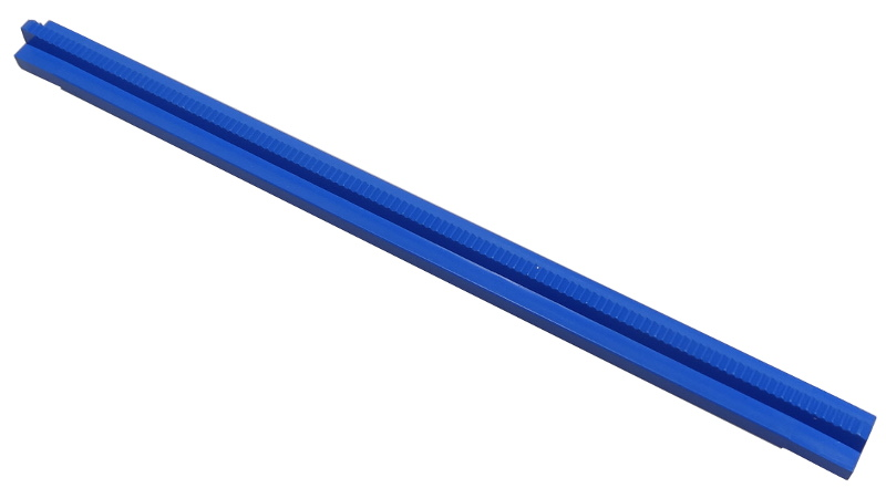 Vehicle Track, Train, Tapered Rail Straight 16L in Blue