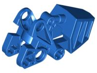 Large Figure Foot, with Ball Joint Socket 3 x 6 x 2 1/3 in Blue