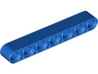 Technic Beam 1 x 7 Thick in Blue