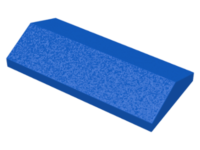 Brick Sloped 33° 2 x 4 Double in Blue