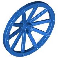 Wheel Wagon Huge (43mm D.) in Blue