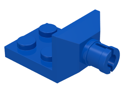 Plate Special 2 x 2 with Helicopter Tail Rotor Holder in Blue