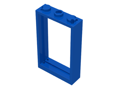 Door Frame 1 x 3 x 4 in Blue