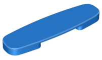 Duplo Train Action Plate [PLAIN] in Blue