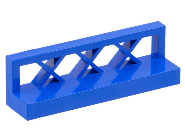 Fence Lattice 1 x 4 x 1 in Blue