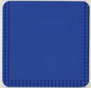 Baseplate 24 x 24 with Studs on Edges in Blue