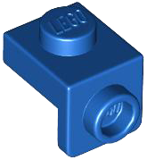 Bracket 1 x 1 - 1 x 1 in Blue