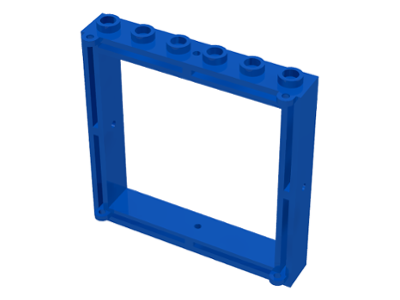 Window 1 x 6 x 5 in Blue