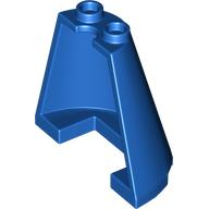 Cone Half 2 x 4 x 3 in Blue