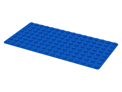 Baseplate 8 x 16 in Blue