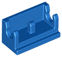 Hinge Brick 1 x 2 Base in Blue