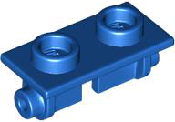 Hinge Brick 1 x 2 Top Plate Thin in Blue