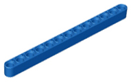 Technic Beam 1 x 13 Thick in Blue