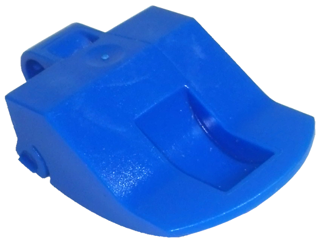 Large Figure Mask Holder Krana 3 x 4 in Blue